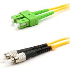 REXANT Патч-корд оптический переходной (SM), 9/125 (OS2), SC/APC-FC/UPC, (Duplex), PVC, 5м