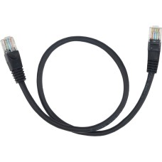 BURO Патч-корд UTP 4 пары cat.5E CCA molded 0.5м черный RJ-45 (m)-RJ-45 (m)
