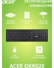 ACER Клавиатура OKR020, USB, Радиоканал, черный [zl.kbdee.004]