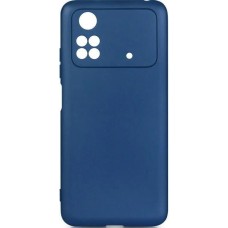 DF Чехол (клип-кейс) poCase-03, для Xiaomi Poco M4 Pro, синий [pocase-03 (blue)]