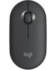 LOGITECH Мышь беспроводная Pebble M350 graphite (USB/BT, оптическая, 1000dpi, 2but) (910-005576)