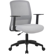 Кресло компьютерное CACTUS Кресло CS-MC333-GY, на колесиках, сетка/ткань, серый