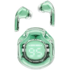 ACEFAST Беспроводные наушники T8 Crystal color bluetooth earbuds. Цвет: мятный зеленый