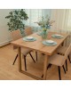 Стул обеденный POLINI Home Rio SM, бежевый-черный (2 кор.)
