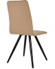 Стул обеденный POLINI Home Rio SM, бежевый-черный (2 кор.)