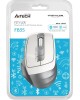 A4TECH Мышь беспроводная Fstyler FB35, Bluetooth/Радио, оптическая, USB, 2000dpi, белый и серый [fb35 icy white]