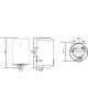 PHILIPS Водонагреватель Ultraheat Round AWH1603/51(100DA), накопительный, 2кВт, 100л, белый