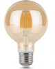 GAUSS Лампа светодиодная Filament G95 6Вт цок.:E27 шар 220B 2400K св.свеч.бел.теп. (упак.:1шт) (105802006)