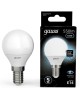GAUSS Упаковка ламп LED E14, шар, 6.5Вт, 10 шт. [105101207]