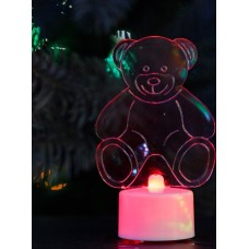 Шары и украшения NEON-NIGHT (501-047) Фигура светодиодная на подставке Мишка