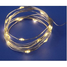 Гирлянда UNIEL UL-00007183 ULD-S0200-020/SСB/2AA WARM WHITE IP20 DEW Гирлянда светодиодная на батарейках