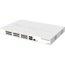коммутатор MIKROTIK 24 SFP+ CRS328-24P-4S+RM