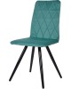 Стул обеденный POLINI Home Rio SM, мятный-черный (2 кор.)