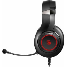 A4TECH Наушники с микрофоном Bloody G220 черный 2м мониторные оголовье (G220 AUX3.5-4PIN + USB)