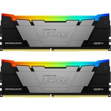 KINGSTON Память DDR4 2x8GB 3600MHz KF436C16RB2AK2/16 Fury Renegade RGB RTL Gaming PC4-28800 CL16 DIMM 288-pin 1.35В kit dual rank с радиатором Ret