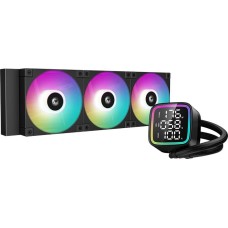 куллеры DEEPCOOL Система водяного охлаждения LD360 ARGB Soc-AM5/AM4/1200/1700/1851 белый 4-pin 38.71dB Al LCD 300W 1786gr Ret (R-LD360-WHDMMN-G-1)