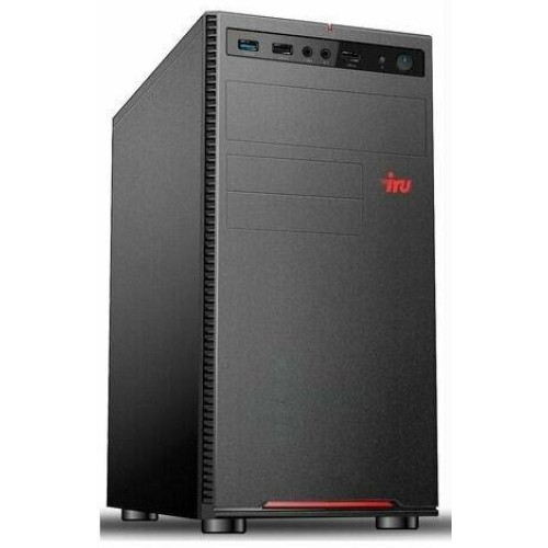 IRU Компьютер Home 310H6SE Intel Core i3 12100, DDR4 8ГБ, 512ГБ(SSD), Intel UHD Graphics 730, FreeDOS, черный [1994640]