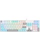 клавиатура A4TECH Клавиатура Bloody S520N механическая белый USB for gamer LED