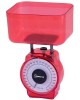 Весы HOMESTAR HS-3004М (002795) красный