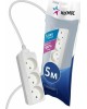 Удлинитель КОСМОС YKSM5M-3G(K)