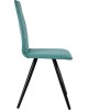Стул обеденный POLINI Home Rio SM, мятный-черный (2 кор.)