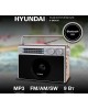 HYUNDAI H-SRS105 коричневый USB SD/microSD