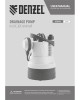 Насос DENZEL Дренажный насос для чистой воды DPB400, 400 Вт, подъем 11 м, 5500 л/ч 97266