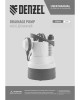 Насос DENZEL Дренажный насос для чистой воды DPB400, 400 Вт, подъем 11 м, 5500 л/ч 97266