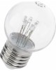 NEON-NIGHT Ретро-лампа светодиодная, диаметр 45мм, E27, 6 LED, 2Вт, РОЗОВЫЙ, прозрачная колба, 230В