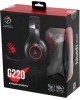 A4TECH Наушники с микрофоном Bloody G220 черный 2м мониторные оголовье (G220 AUX3.5-4PIN + USB)