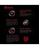 A4TECH Наушники с микрофоном Bloody G220 черный 2м мониторные оголовье (G220 AUX3.5-4PIN + USB)