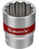 MATRIX Набор торцевых головок, 3/8