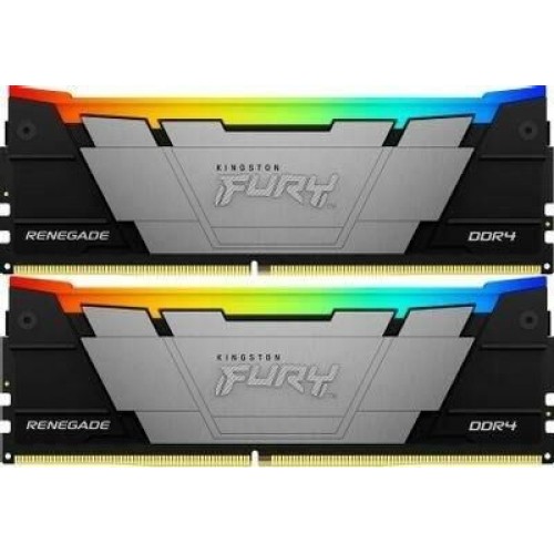 KINGSTON Память DDR4 2x8GB 3600MHz KF436C16RB2AK2/16 Fury Renegade RGB RTL Gaming PC4-28800 CL16 DIMM 288-pin 1.35В kit dual rank с радиатором Ret KINGSTON Память DDR4 2x8GB 3600MHz KF436C16RB2AK2/16 Fury Renegade RGB RTL Gaming PC4-28800 CL16 DIMM 288-pin 1.35В kit dual rank с радиатором Ret