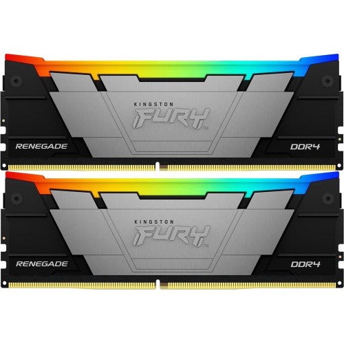 KINGSTON Память DDR4 2x8GB 3600MHz KF436C16RB2AK2/16 Fury Renegade RGB RTL Gaming PC4-28800 CL16 DIMM 288-pin 1.35В kit dual rank с радиатором Ret KINGSTON Память DDR4 2x8GB 3600MHz KF436C16RB2AK2/16 Fury Renegade RGB RTL Gaming PC4-28800 CL16 DIMM 288-pin 1.35В kit dual rank с радиатором Ret