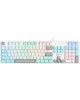 клавиатура A4TECH Клавиатура Bloody S520N механическая белый USB for gamer LED
