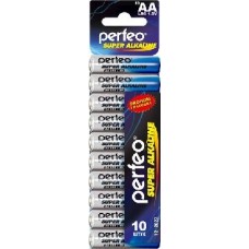 Элементы питания PERFEO LR6/10SHRINK CARD SUPER ALKALINE