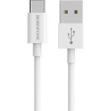 Кабель TYPE-C BOROFONE (6931474703309) BX22 Bloom USB-Type-C 2A 1м белый