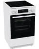 Плита электрическая GORENJE Плита Электрическая GECS5C70WA белый/черный стеклокерамика (без крышки)