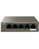 Коммутатор TENDA TEF1105P-4-38W серый