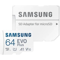 Карта памяти SAMSUNG EVO Plus MB-MC64SA + adapter