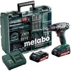 METABO Дрель-шуруповерт BS 18 SET аккум. патрон:быстрозажимной (кейс в комплекте) (602207880)