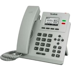 YEALINK Телефон SIP SIP-T31P, 2 линии, PoE, БП в комплекте,светло-серый (SIP-T31P Light Gray)