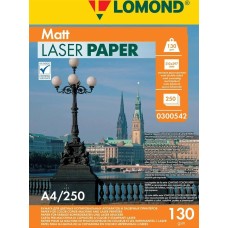 LOMOND Бумага Ultra DS Matt CLC, A4, для лазерной печати, 250л, 130г/м2, белый, покрытие матовое /матовое [0300542]