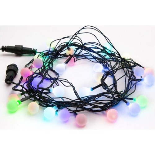 Электрогирлянды NEON-NIGHT (303-549) Гирлянда LED - шарики д.18мм 5 м RGB Электрогирлянды NEON-NIGHT (303-549) Гирлянда LED - шарики д.18мм 5 м RGB