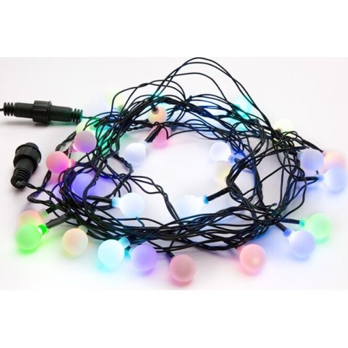 Электрогирлянды NEON-NIGHT (303-549) Гирлянда LED - шарики д.18мм 5 м RGB Электрогирлянды NEON-NIGHT (303-549) Гирлянда LED - шарики д.18мм 5 м RGB