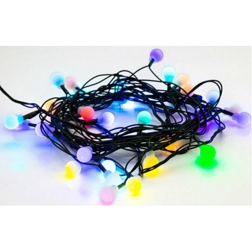 Электрогирлянды NEON-NIGHT (303-549) Гирлянда LED - шарики д.18мм 5 м RGB Электрогирлянды NEON-NIGHT (303-549) Гирлянда LED - шарики д.18мм 5 м RGB