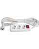 BURO Сетевой удлинитель BU-PS3.5/W 5м (3 розетки) белый (пакет ПЭ)