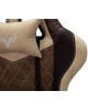 Кресло компьютерное игровое ZOMBIE Кресло игровое VIKING 7 KNIGHT Fabric коричневый/бежевый ткань/эко.кожа с подголов. крестов. металл