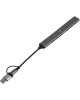 DIGMA Хаб (разветвитель) DHUB-7USB-AC-3.0, серебристый