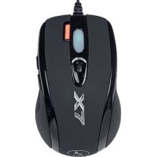 Мышь Мышь A4 X-718BK черный оптическая (3200dpi) USB1.1 игровая (6but)